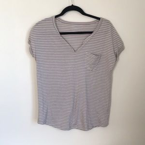 Relaxed Fit Striped Top